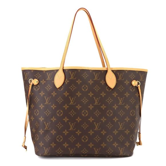 Louis Vuitton Monogram Neverfull MM Tote Bag, Brown/Beige, M40995, RFID, Gold... - Picture 1 of 8